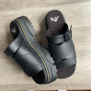 SOLD Dr. Martens Mattison Slides Black